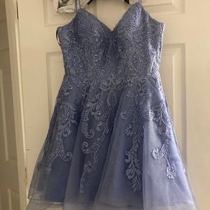 Periwinkle Homecoming dress
